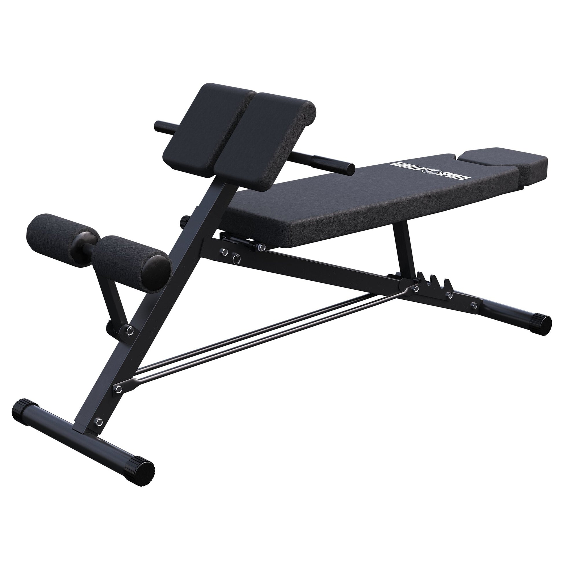 Hantelbank mit Hyperextension - Verstellbar - Gorilla Sports DE