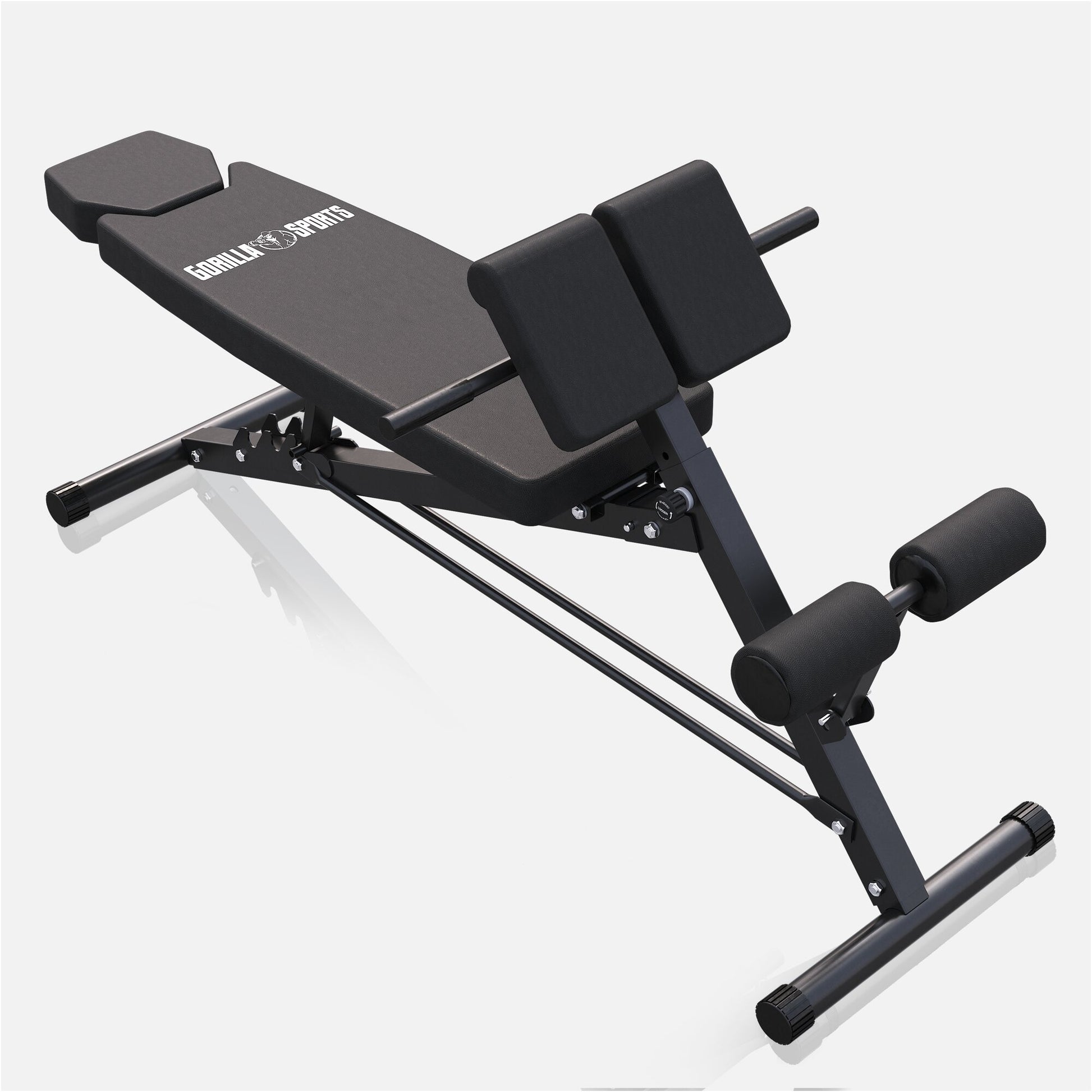Hantelbank mit Hyperextension - Verstellbar - Gorilla Sports DE