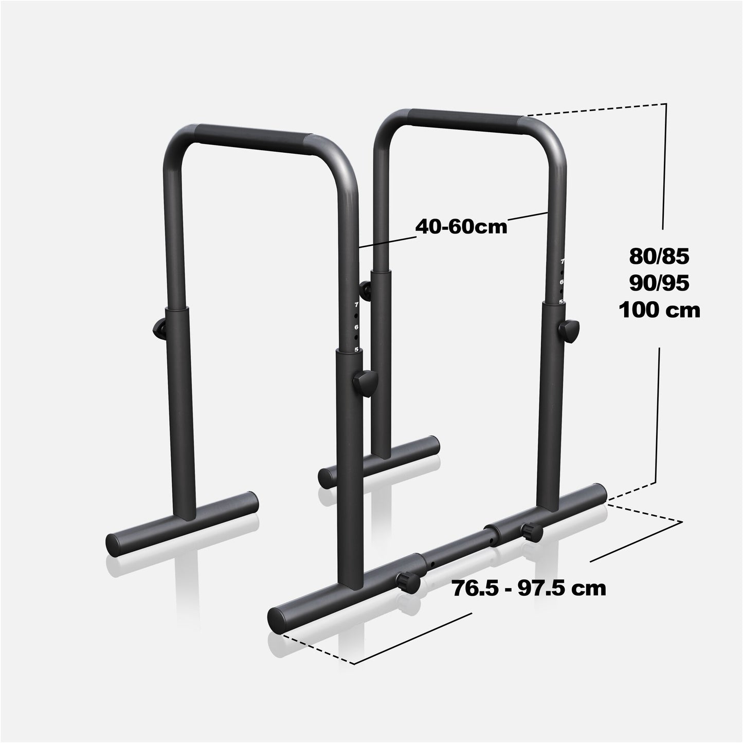 Dip Barren - Verstellbar - Gorilla Sports DE