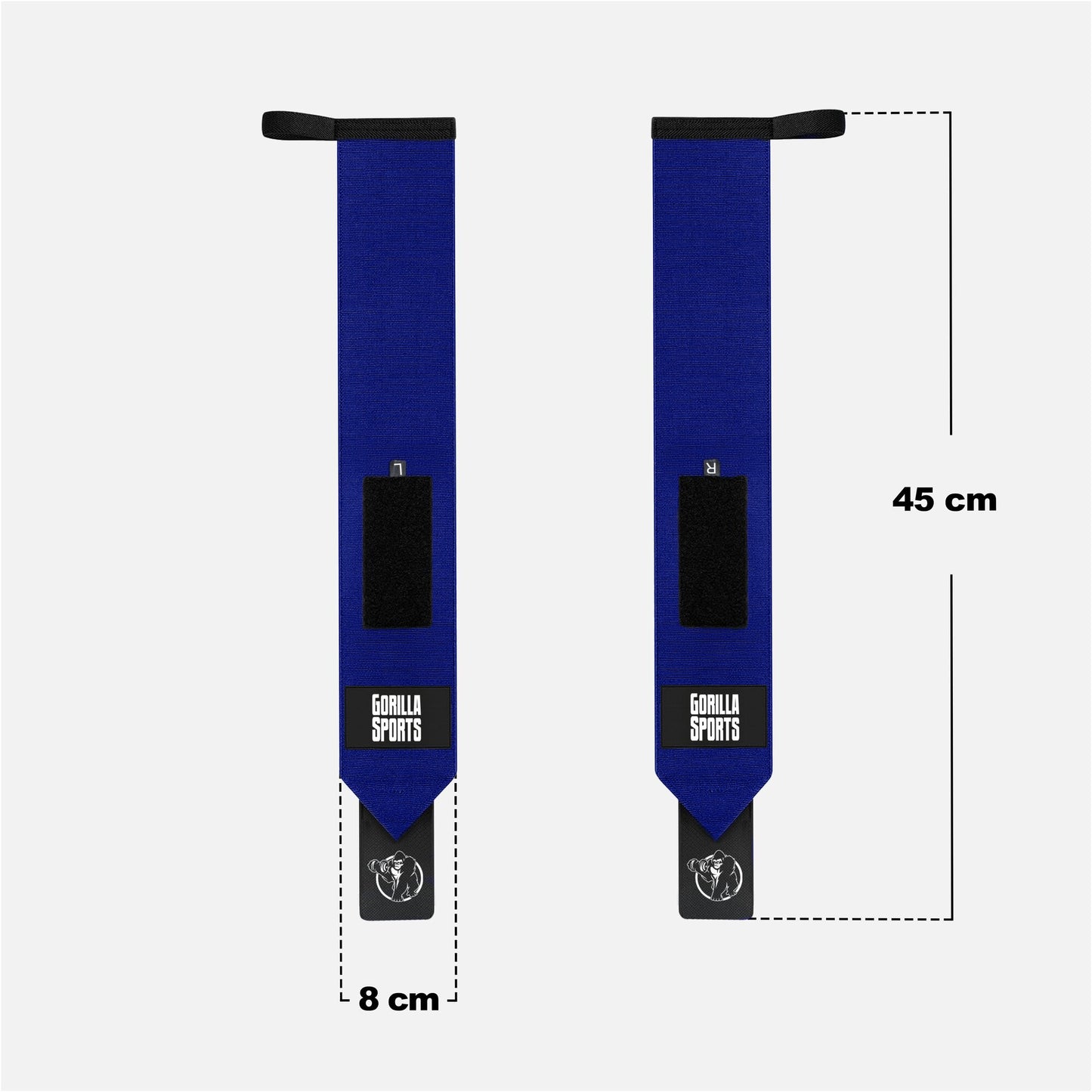 Handgelenk Bandage 2er Set 45 cm - Gorilla Sports DE