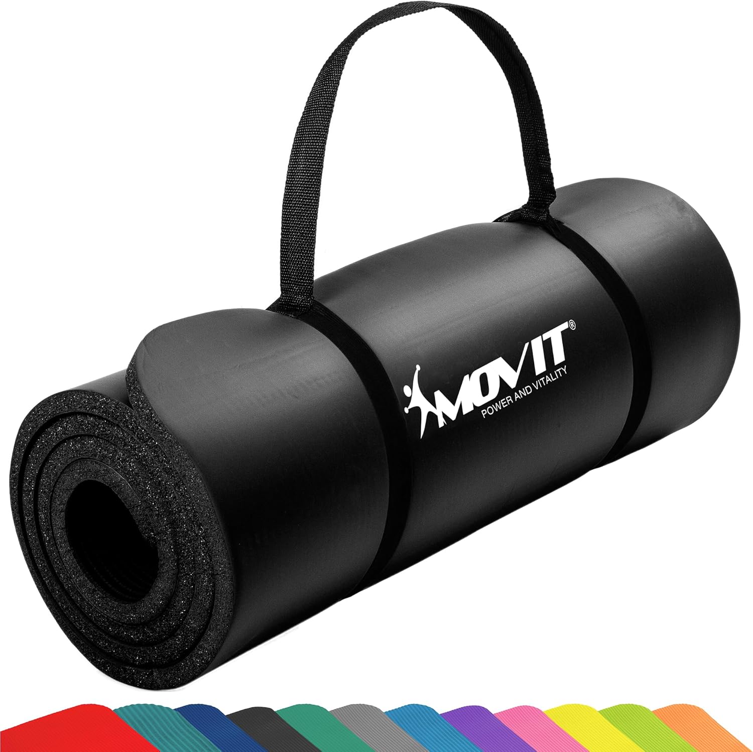 Yogamatte 10/15 mm Dicke - Gorilla Sports DE