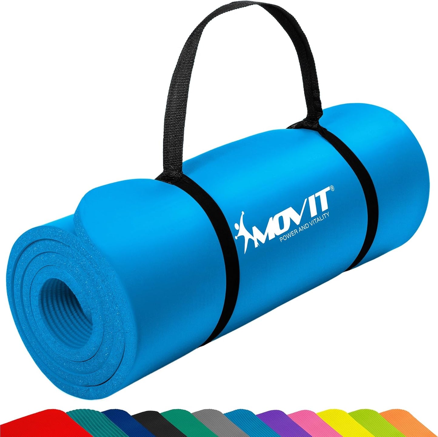 Yogamatte 10/15 mm Dicke - Gorilla Sports DE