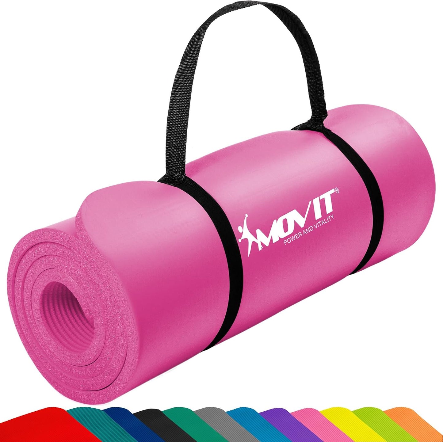 Yogamatte 10/15 mm Dicke - Gorilla Sports DE
