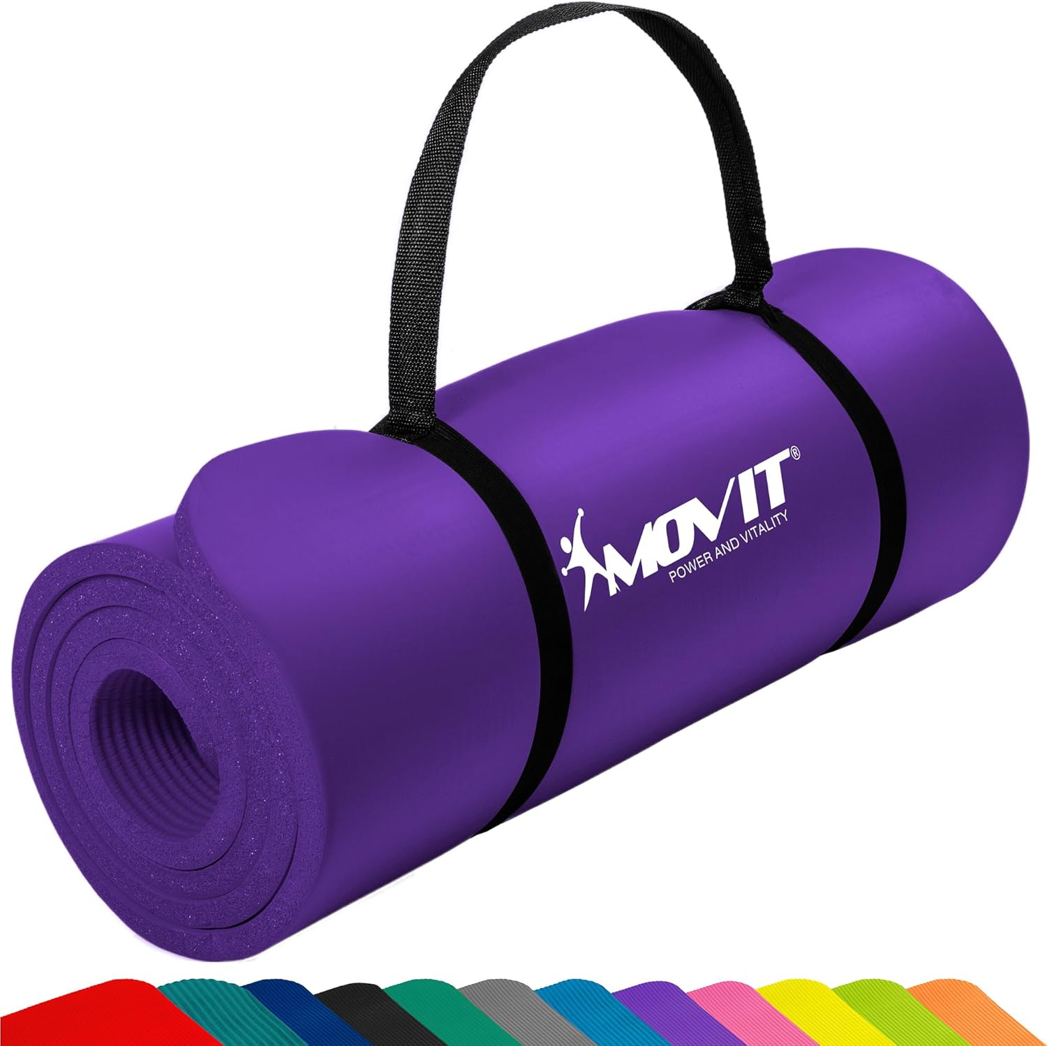 Yogamatte 10/15 mm Dicke - Gorilla Sports DE