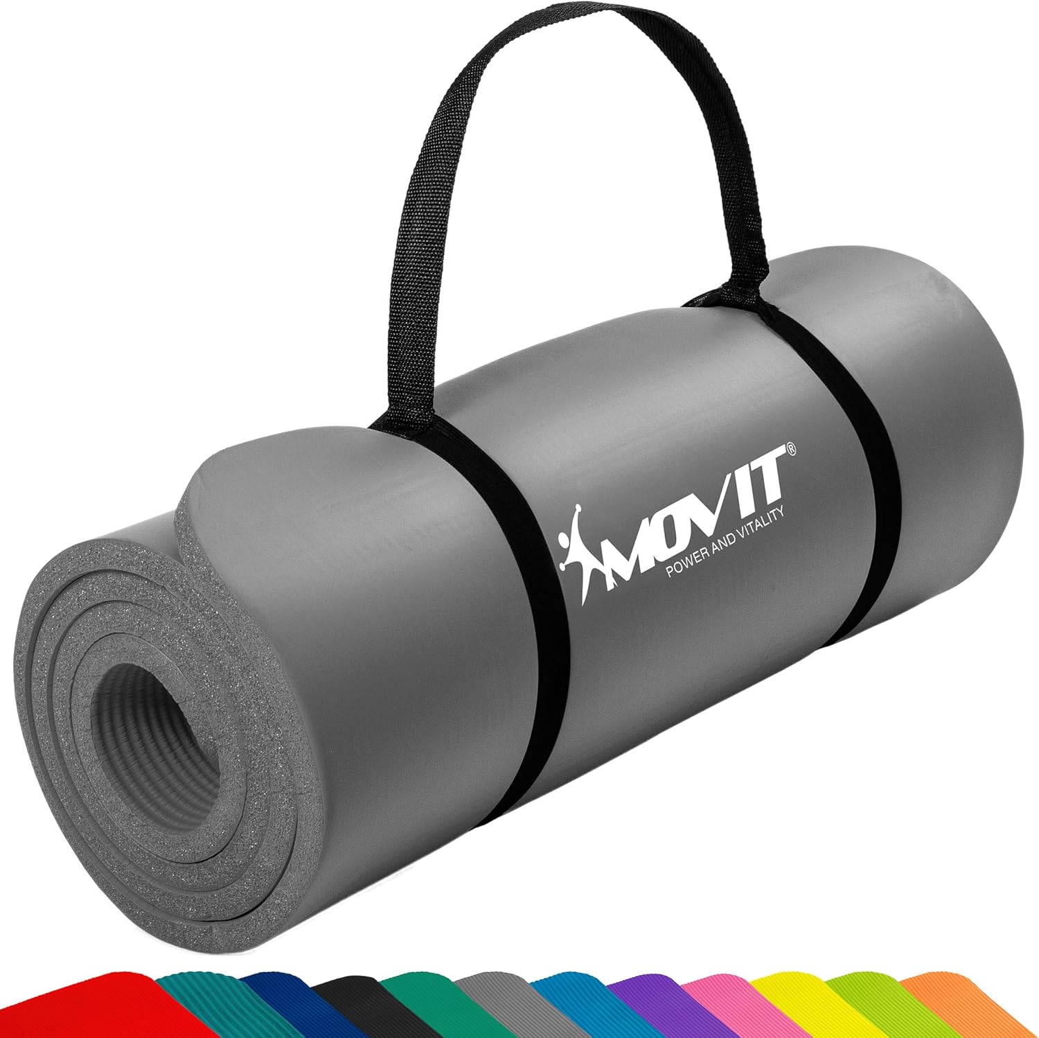 Yogamatte 10/15 mm Dicke - Gorilla Sports DE