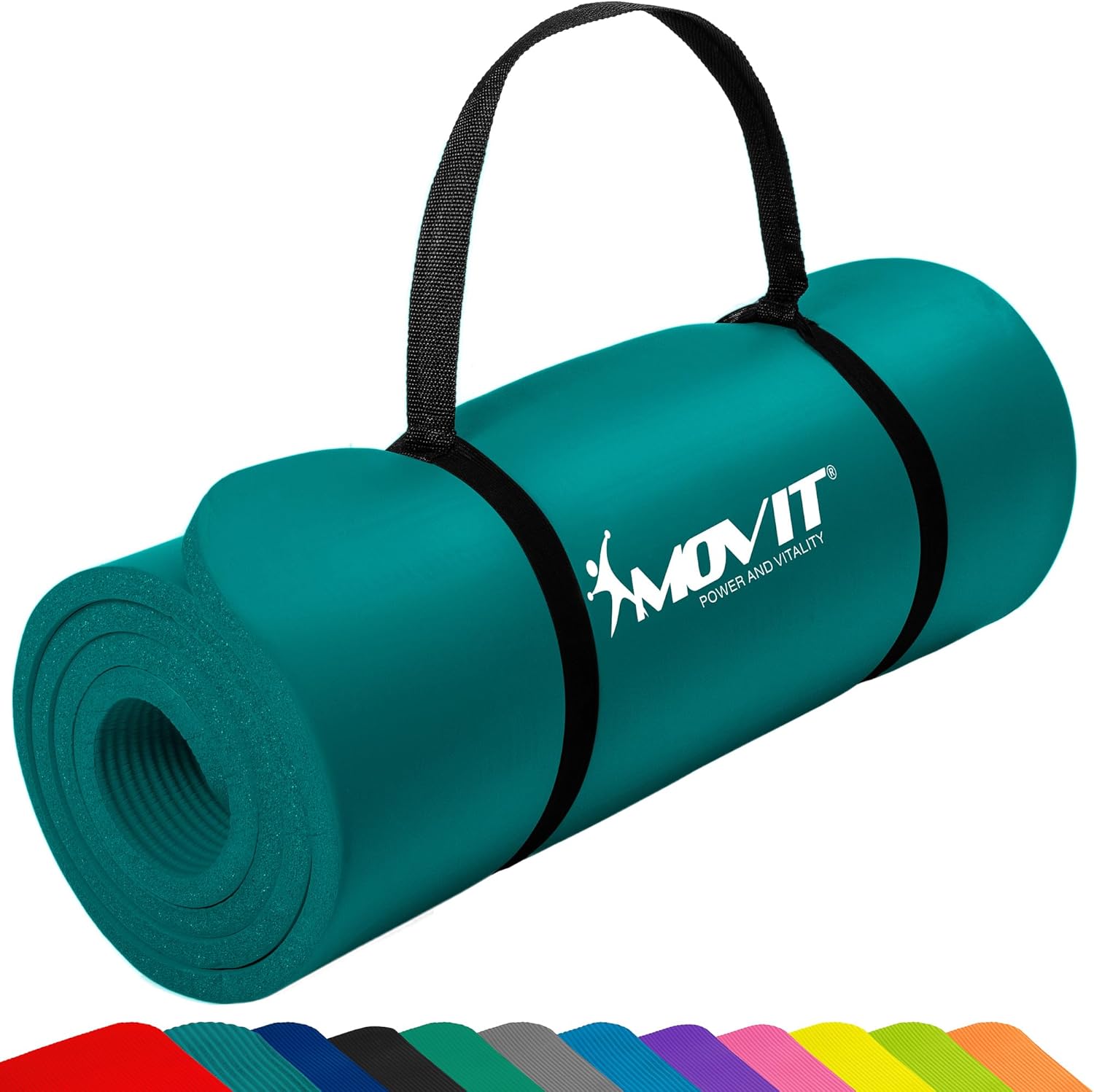 Yogamatte 10/15 mm Dicke - Gorilla Sports DE