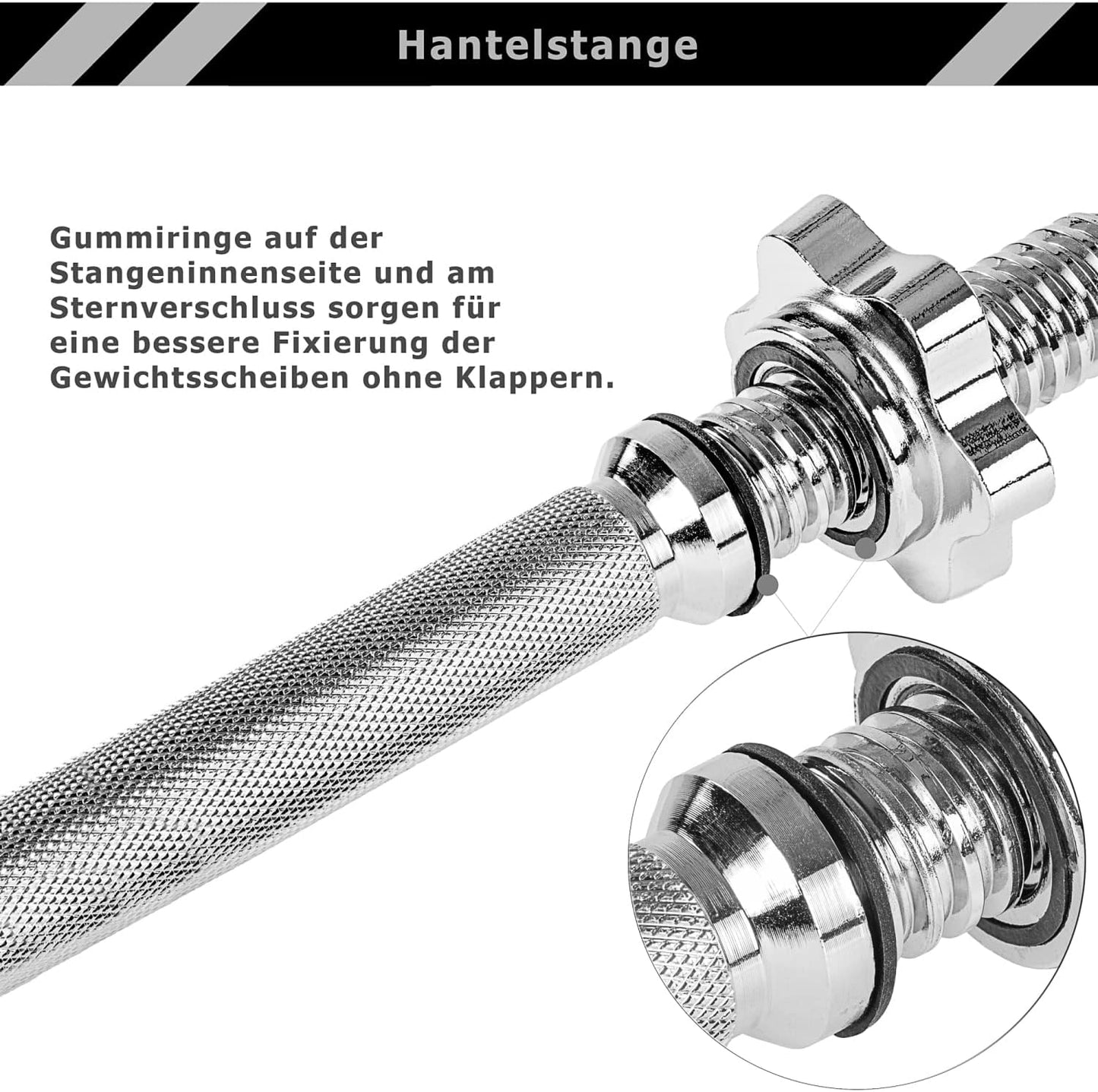Langhantel Set 30 - 60 kg - Gorilla Sports DE