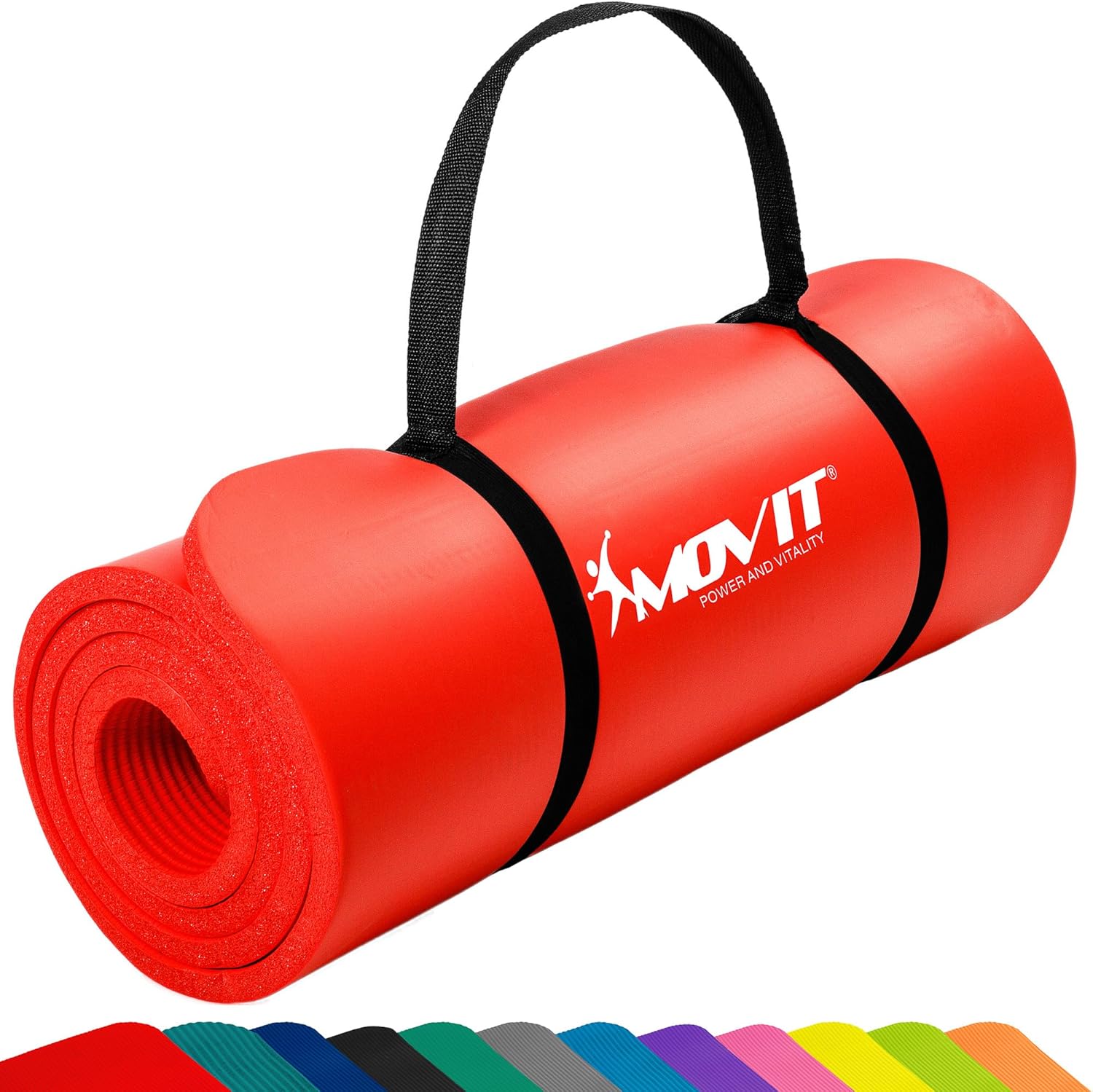 Yogamatte 10/15 mm Dicke - Gorilla Sports DE