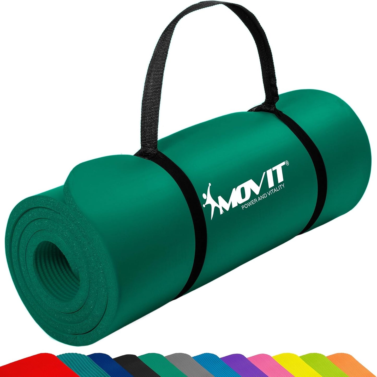 Yogamatte 10/15 mm Dicke - Gorilla Sports DE