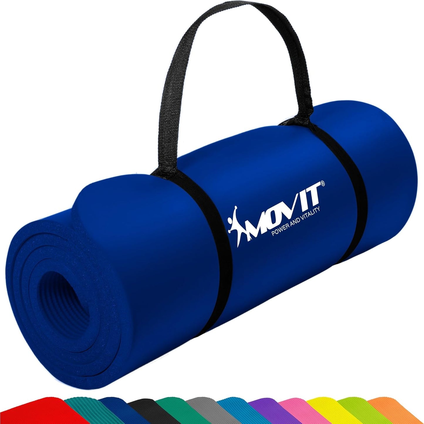 Yogamatte 10/15 mm Dicke - Gorilla Sports DE