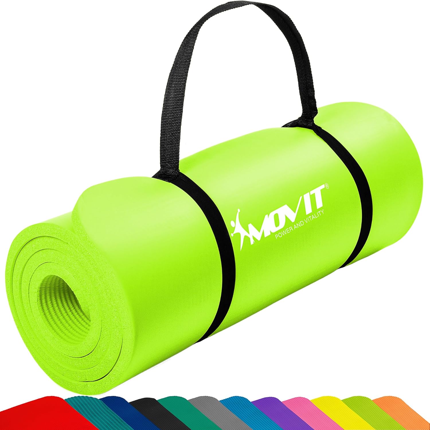 Yogamatte 10/15 mm Dicke - Gorilla Sports DE