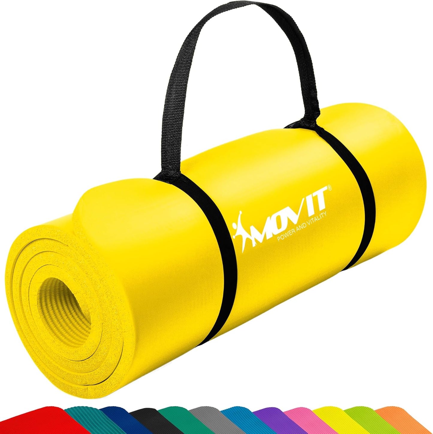 Yogamatte 10/15 mm Dicke - Gorilla Sports DE
