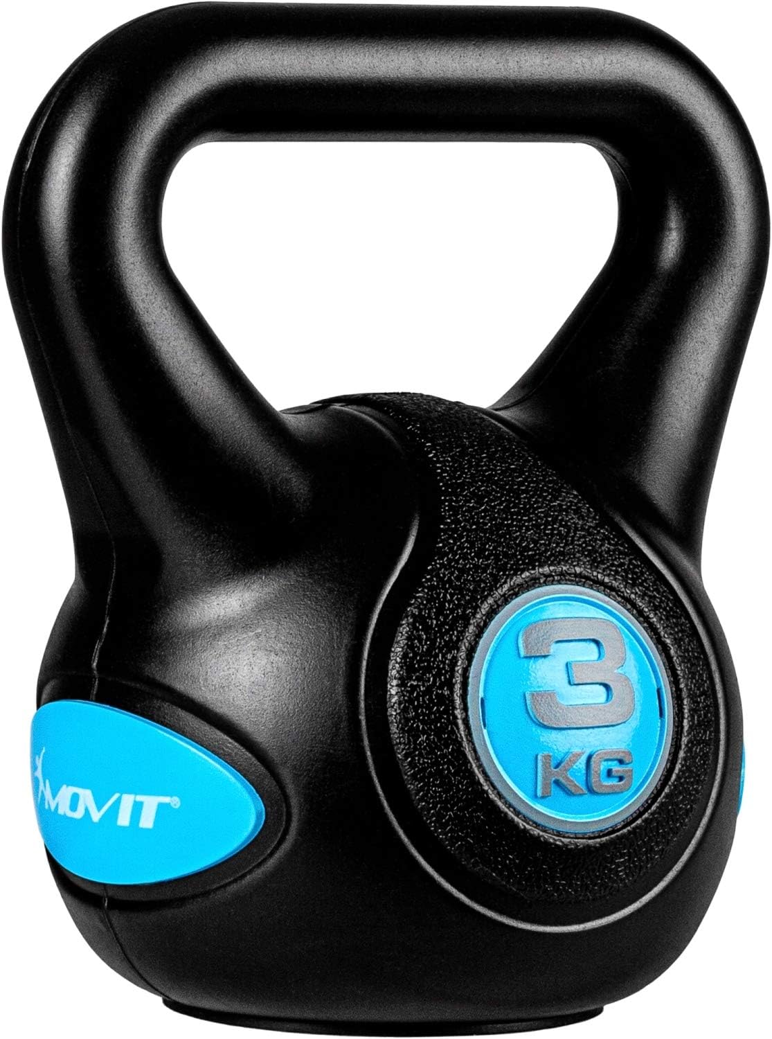 Kettlebell Kunststoff grau 3 - 20 kg - Gorilla Sports DE