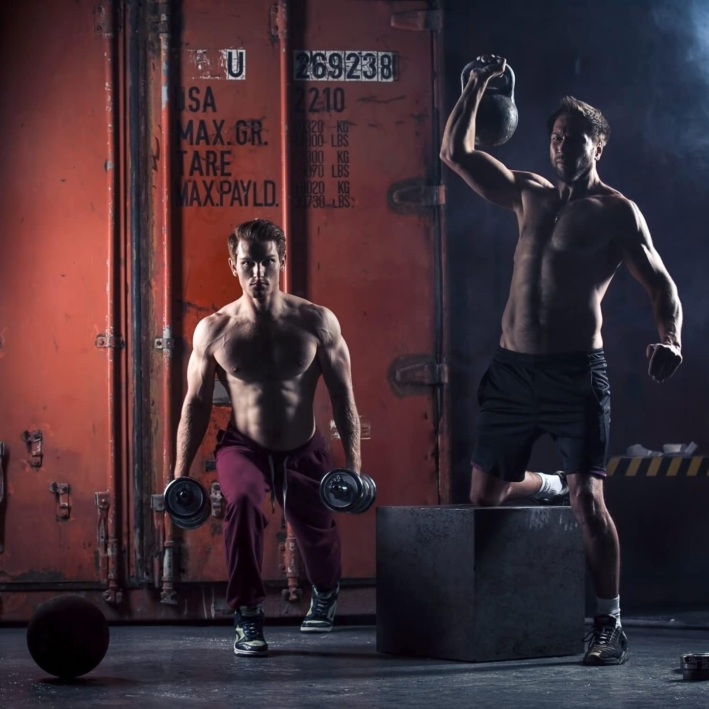 Kettlebell Kunststoff grau 3 - 20 kg - Gorilla Sports DE