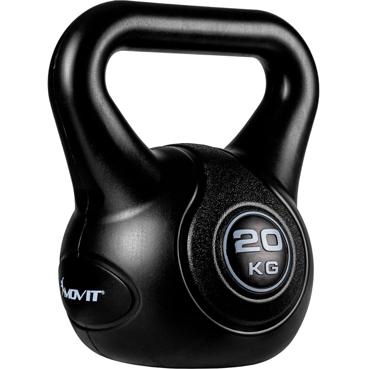 Kettlebell Kunststoff grau 3 - 20 kg - Gorilla Sports DE