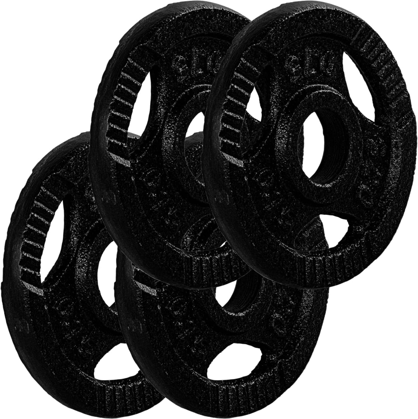 Hantelscheiben Set 30/31 mm Gusseisen Gripper 2 - 30 kg - Gorilla Sports DE
