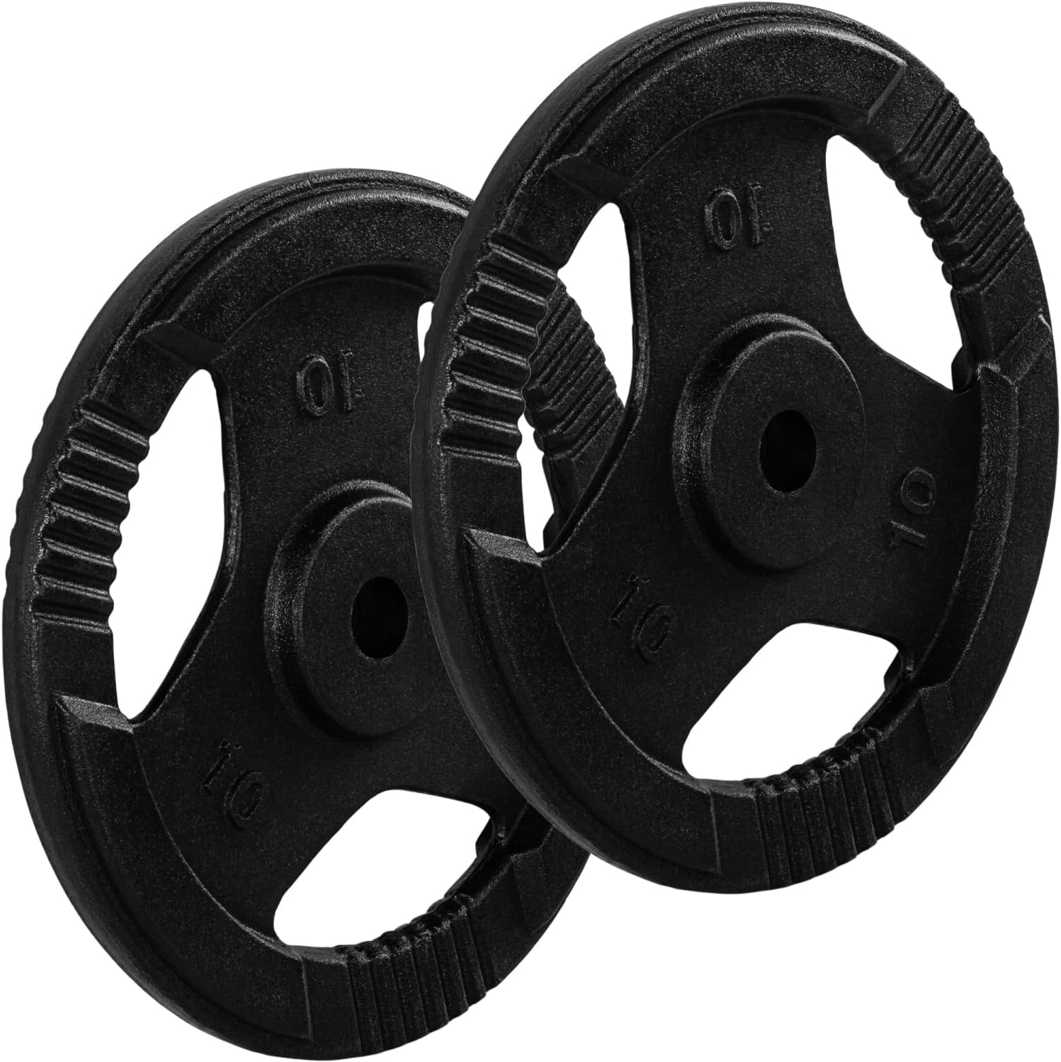 Hantelscheiben Set 30/31 mm Gusseisen Gripper 2 - 30 kg - Gorilla Sports DE