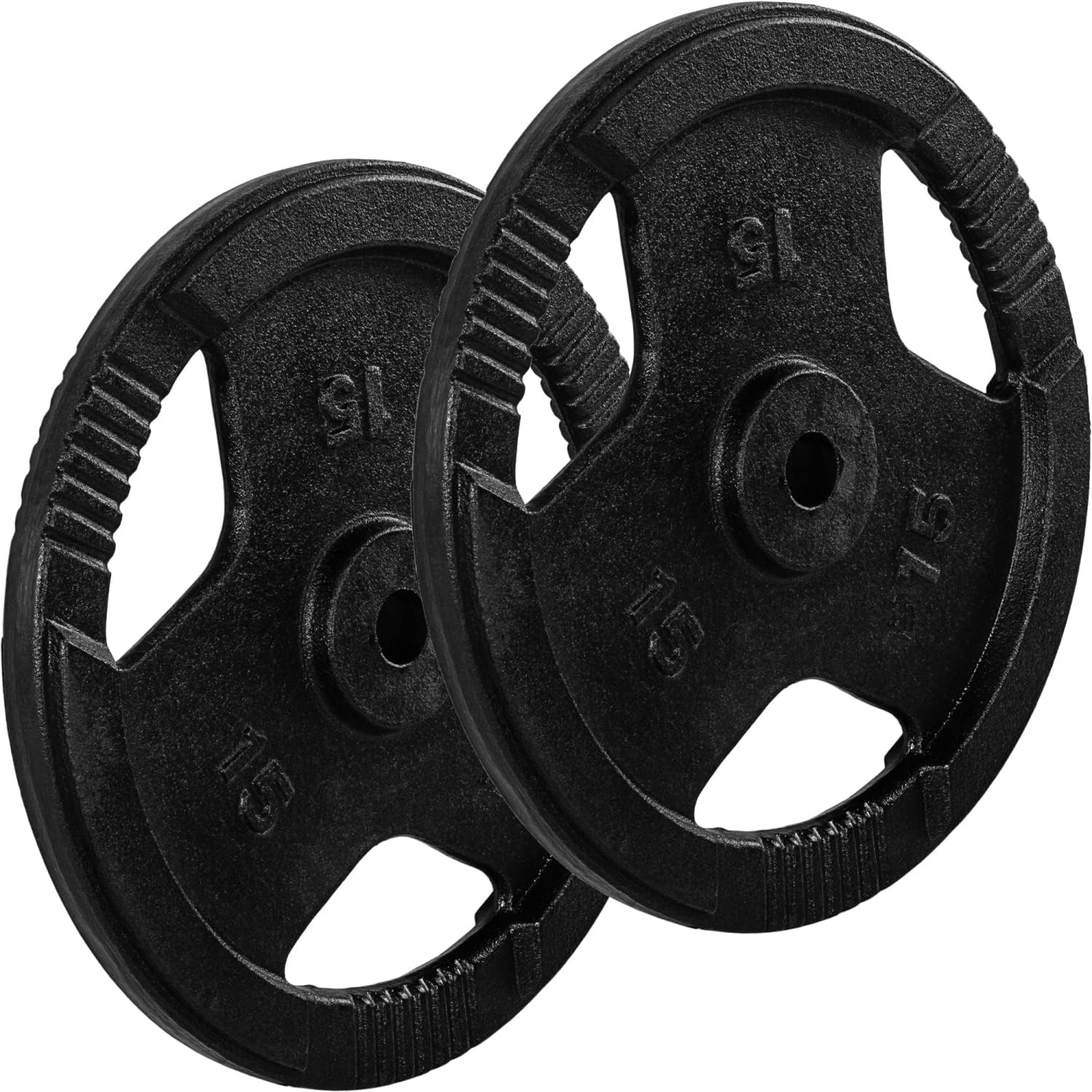 Hantelscheiben Set 30/31 mm Gusseisen Gripper 2 - 30 kg - Gorilla Sports DE