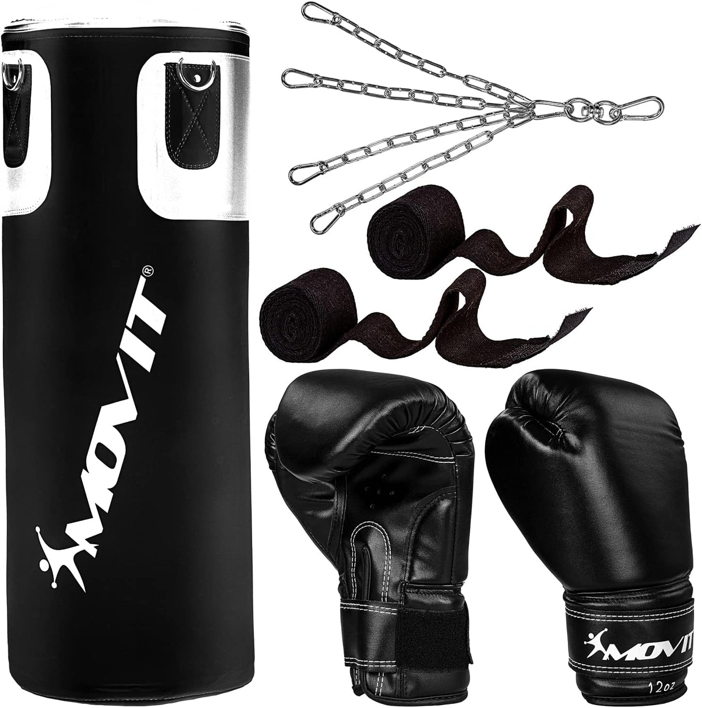 Boxset inkl. Boxsack, Boxhandschuhen und Bandagen - Gorilla Sports DE