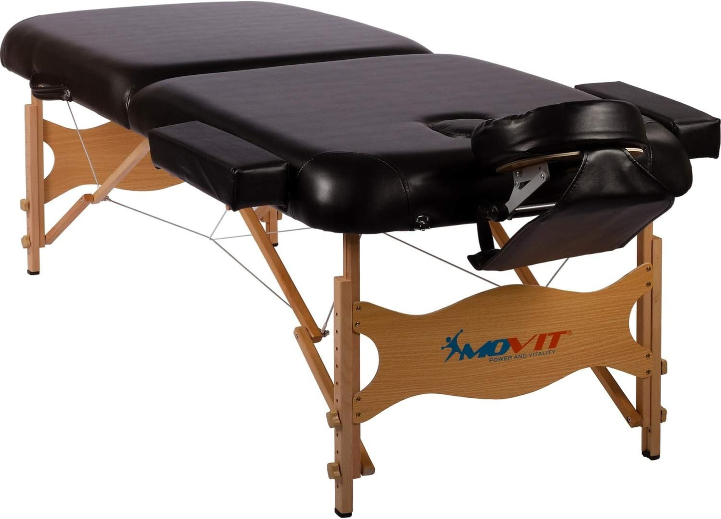 Massageliege Schwarz/Weiss - Gorilla Sports DE