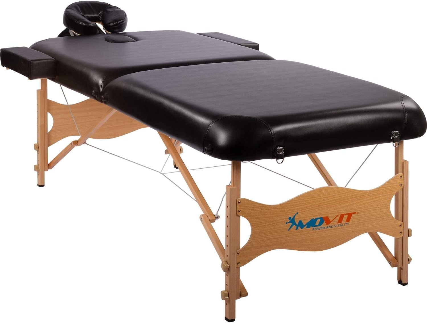 Massageliege Schwarz/Weiss - Gorilla Sports DE