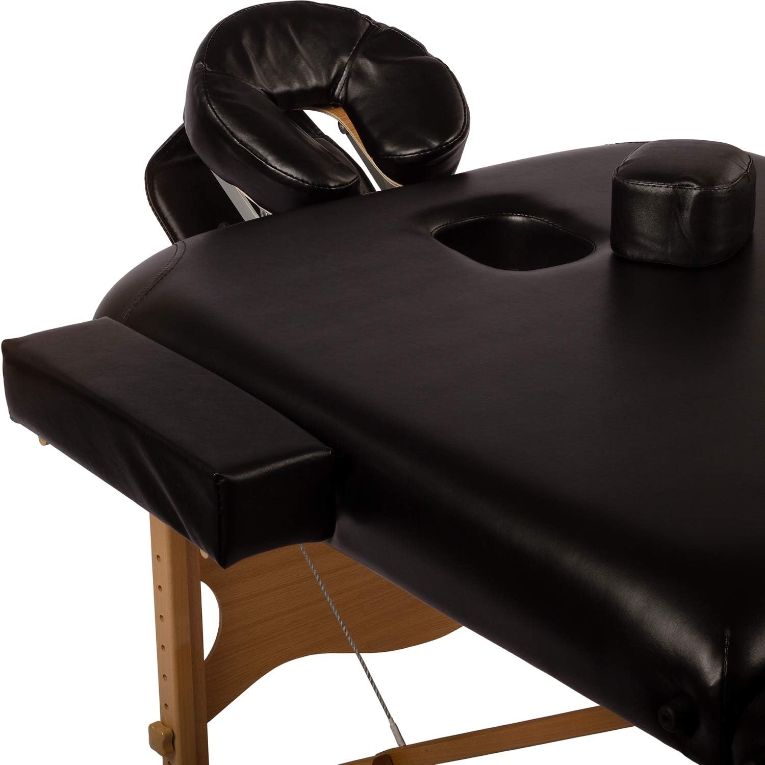 Massageliege Schwarz/Weiss - Gorilla Sports DE