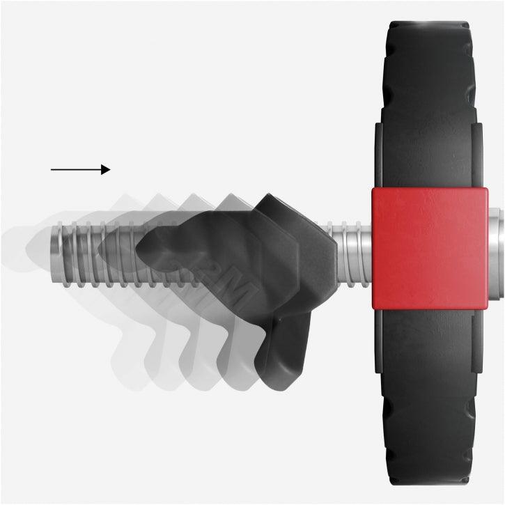 Easy Click Hantelverschlüsse für 30/31 mm Hantelstangen, 2er-Set - Gorilla Sports DE