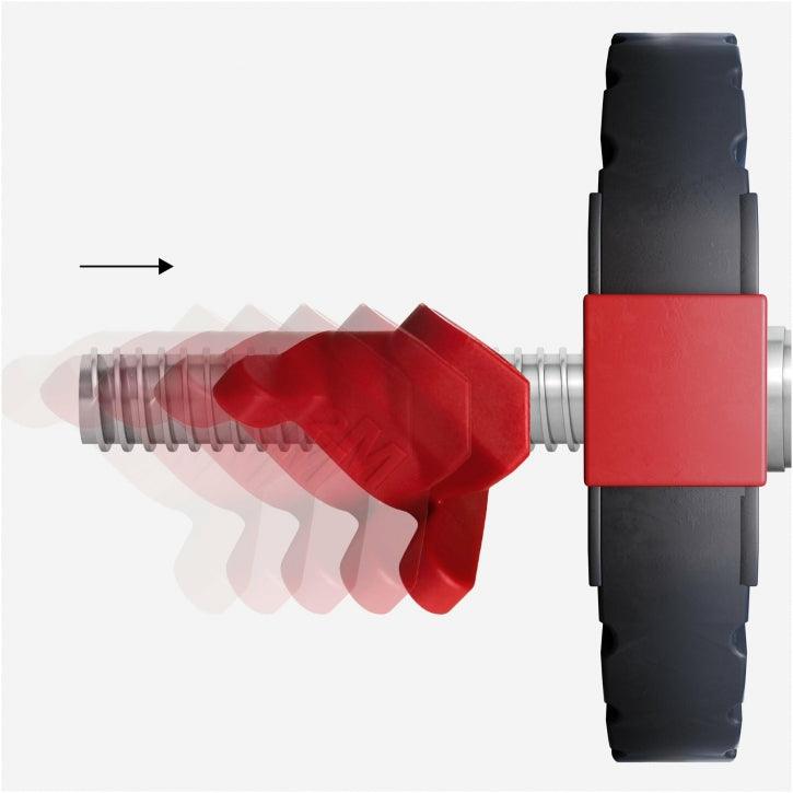 Easy Click Hantelverschlüsse für 30/31 mm Hantelstangen, 2er-Set - Gorilla Sports DE