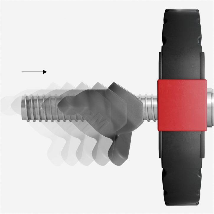 Easy Click Hantelverschlüsse für 30/31 mm Hantelstangen, 2er-Set - Gorilla Sports DE