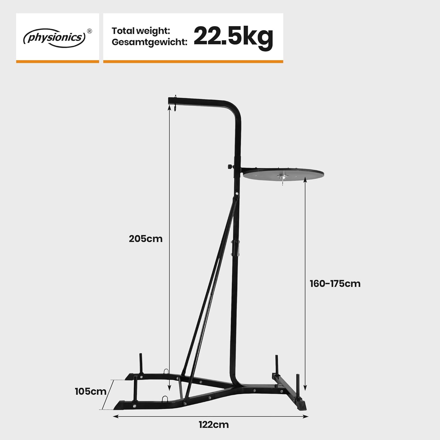 Boxstation 2in1 inkl. Aufhängung - Gorilla Sports DE