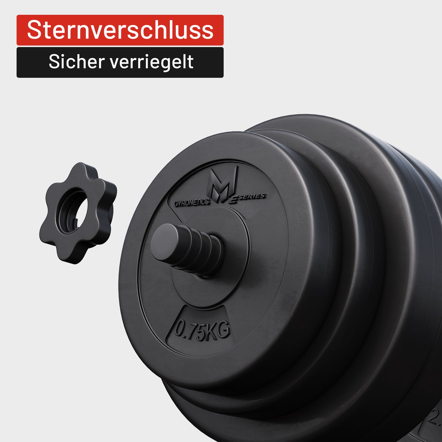 E-Series Kurzhantelset 25 mm Kunststoff 30 kg - Gorilla Sports DE