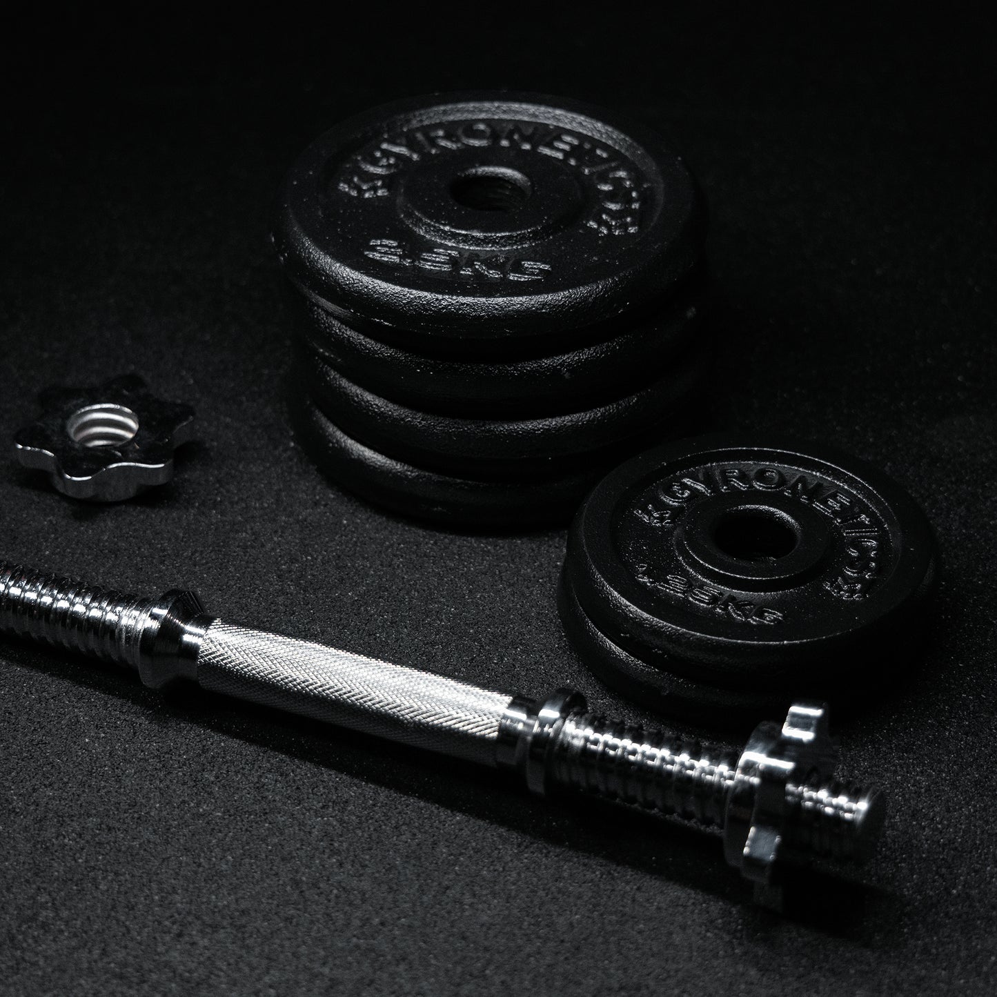 Kurzhantel Set E-Series Gusseisen 15 kg 25 mm