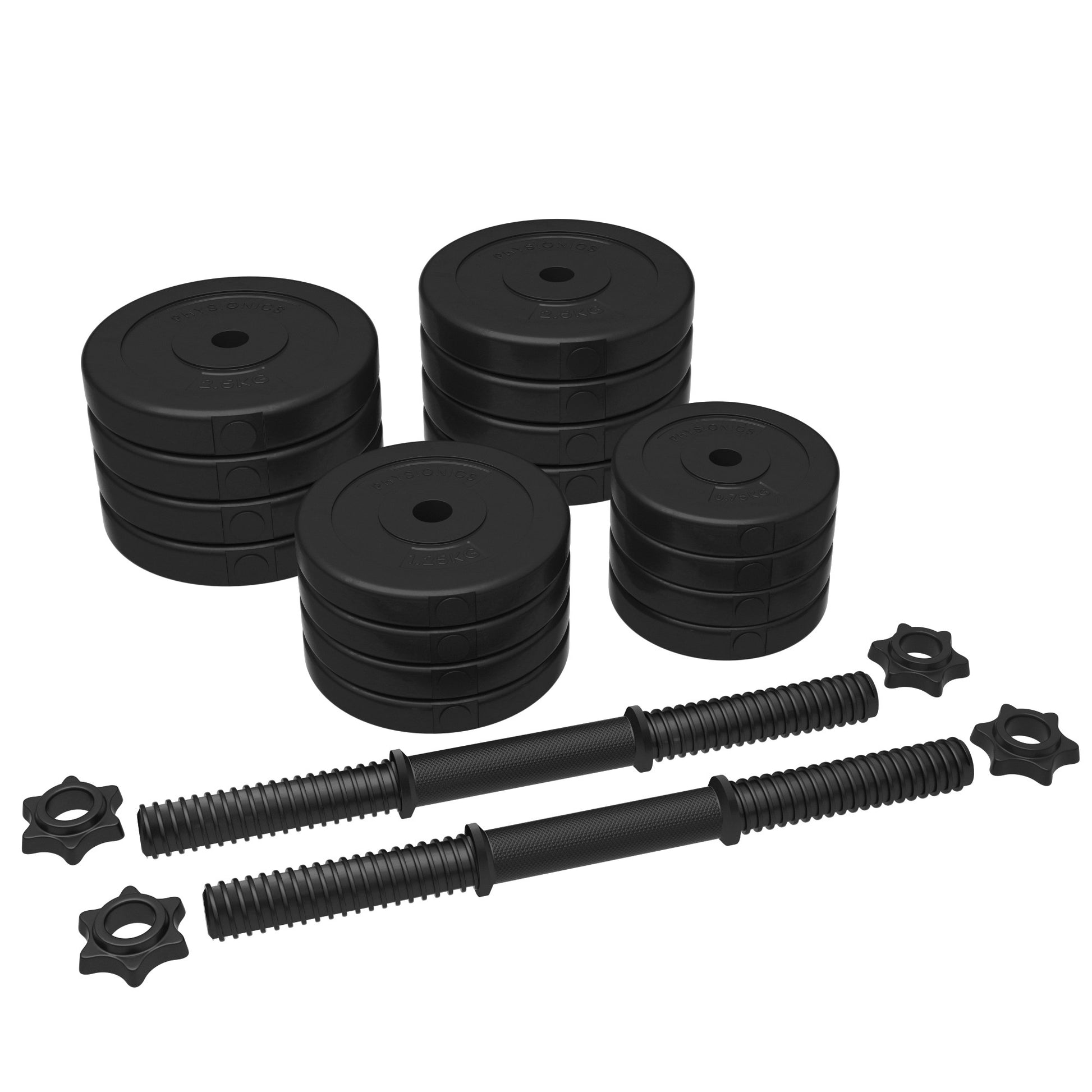 Kurzhantel Set Kunststoff 30 kg - Gorilla Sports DE