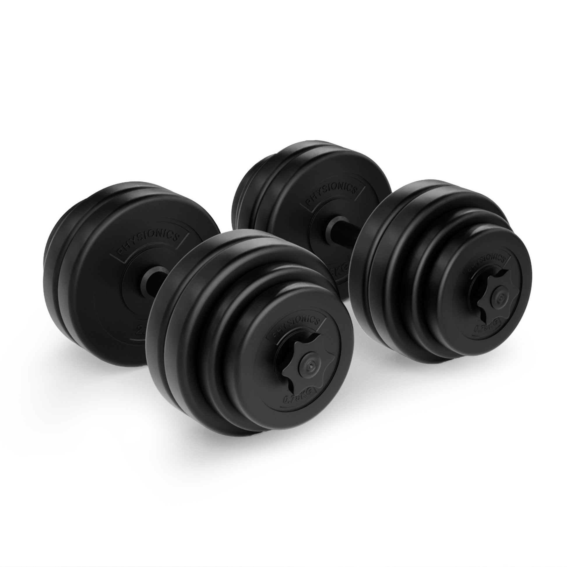 Kurzhantel Set Kunststoff 30 kg - Gorilla Sports DE