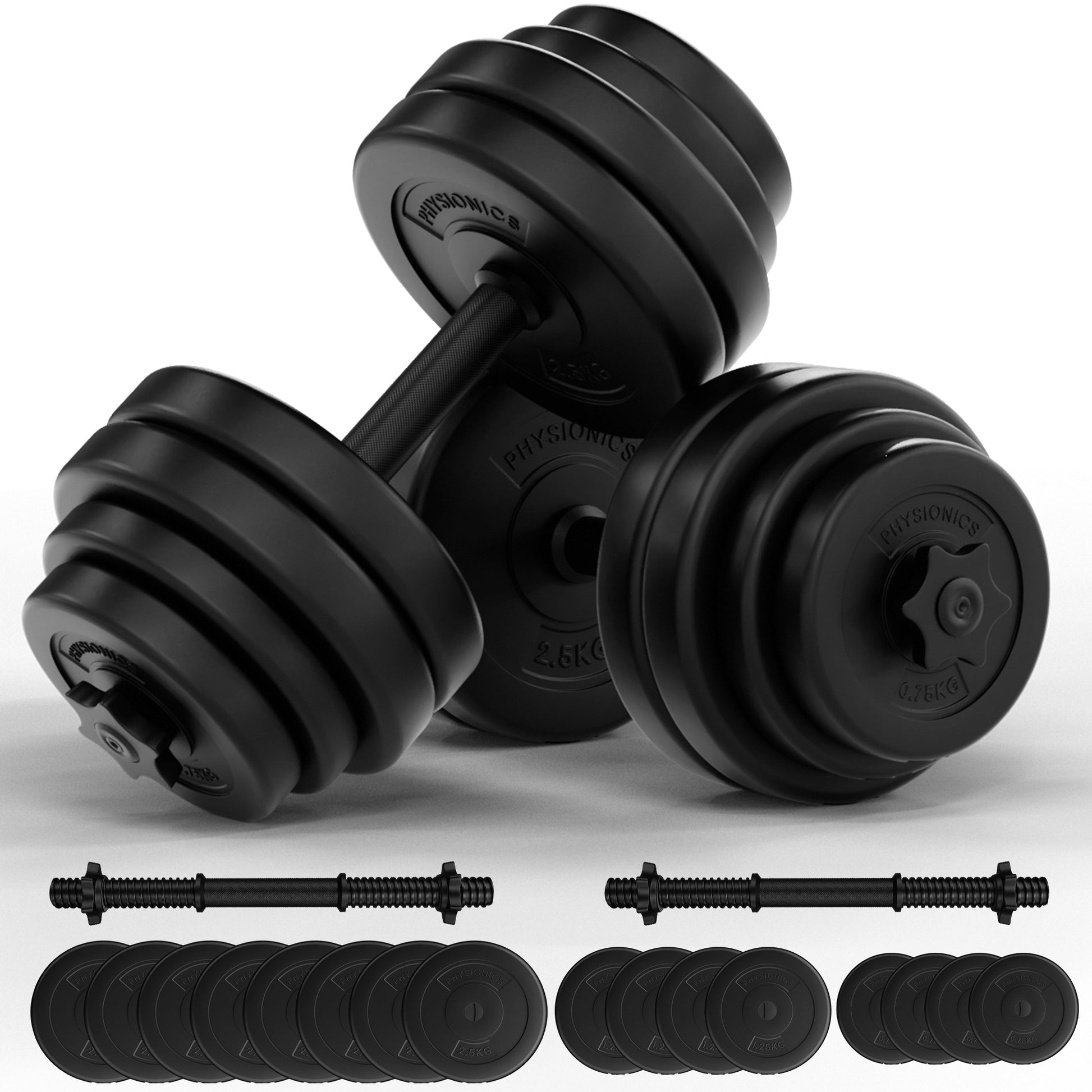 Kurzhantel Set Kunststoff 30 kg - Gorilla Sports DE