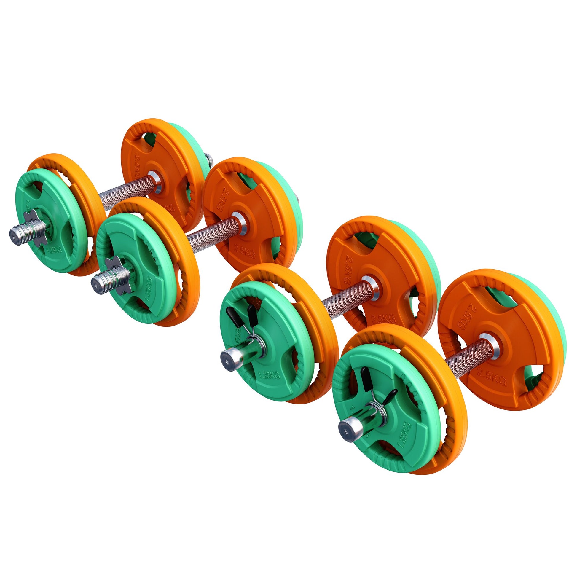 Kurzhantelset Gummi Gripper 20 kg - Gorilla Sports DE