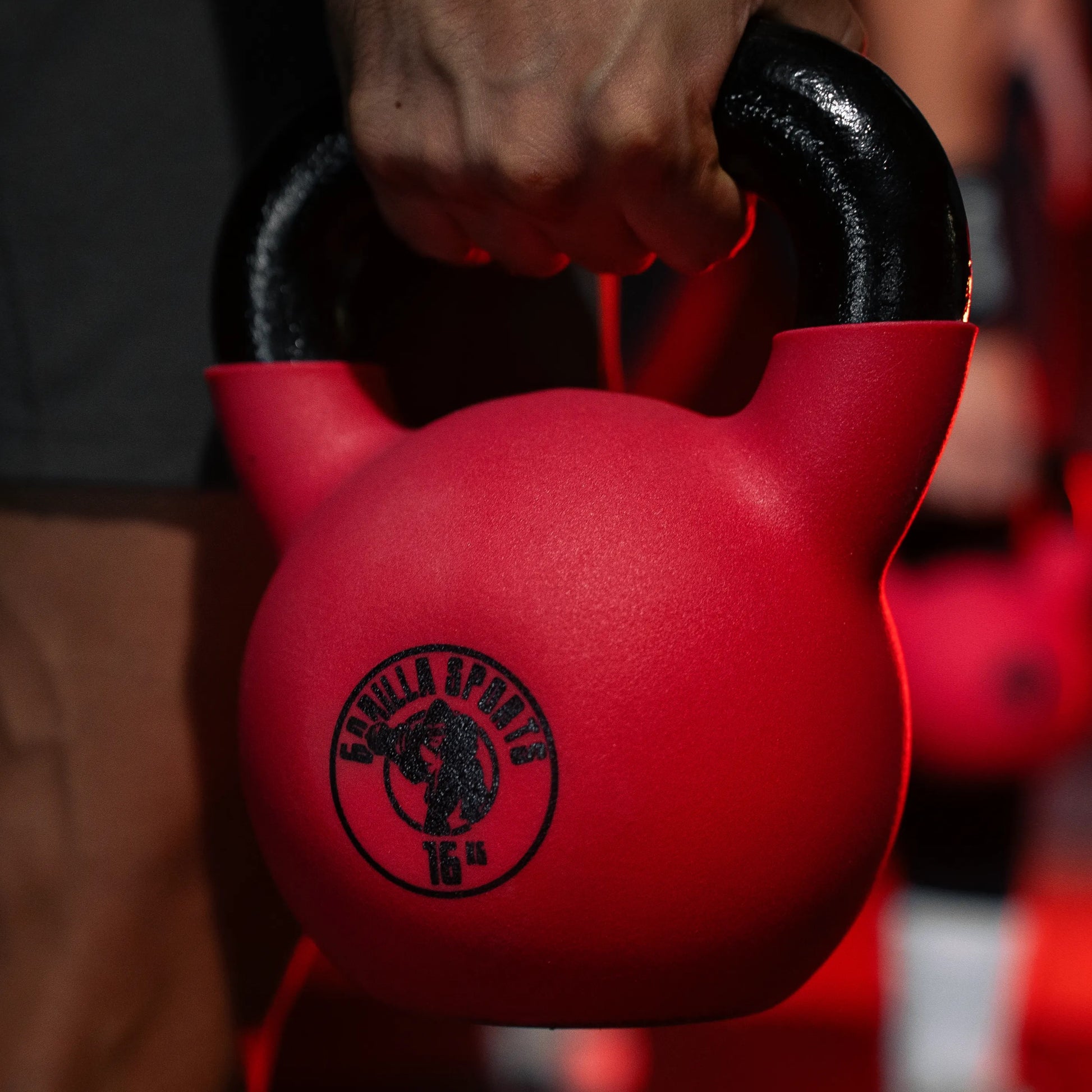Kettlebell Guss mit Vinylbeschichtung 2 kg - 32 kg - Gorilla Sports DE
