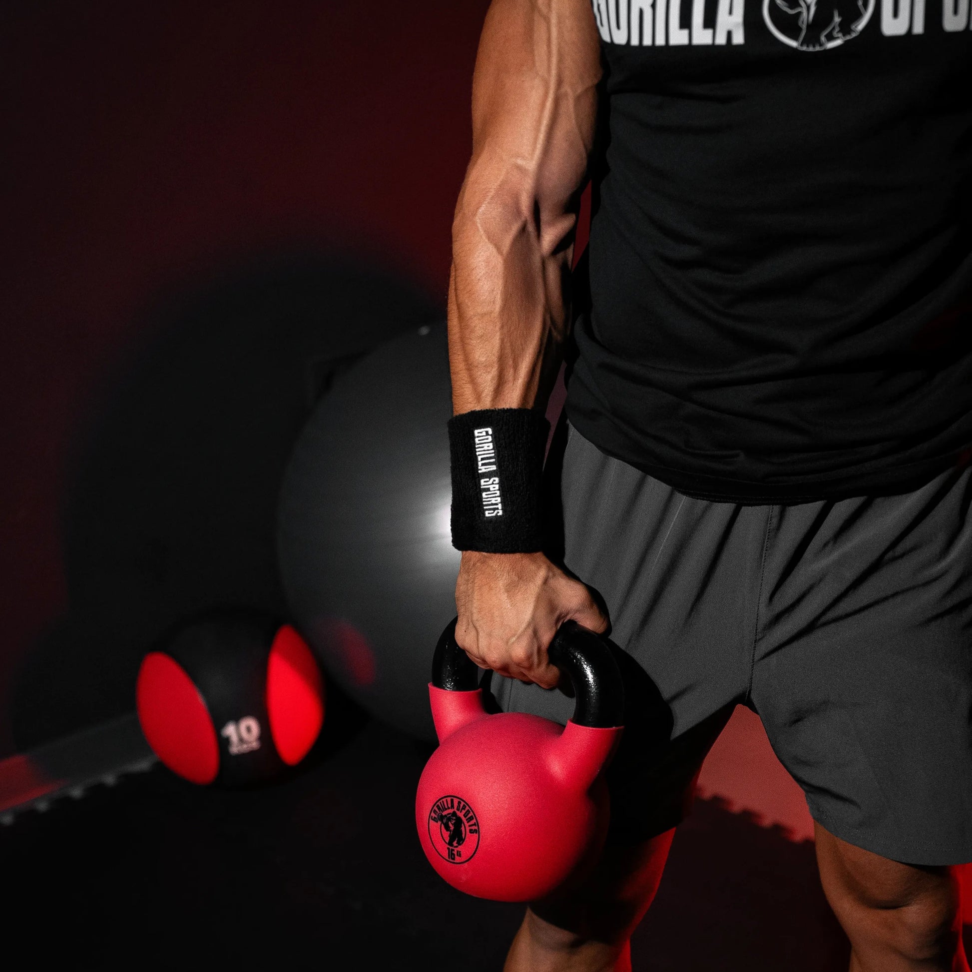 Kettlebell Guss mit Vinylbeschichtung 2 kg - 32 kg - Gorilla Sports DE