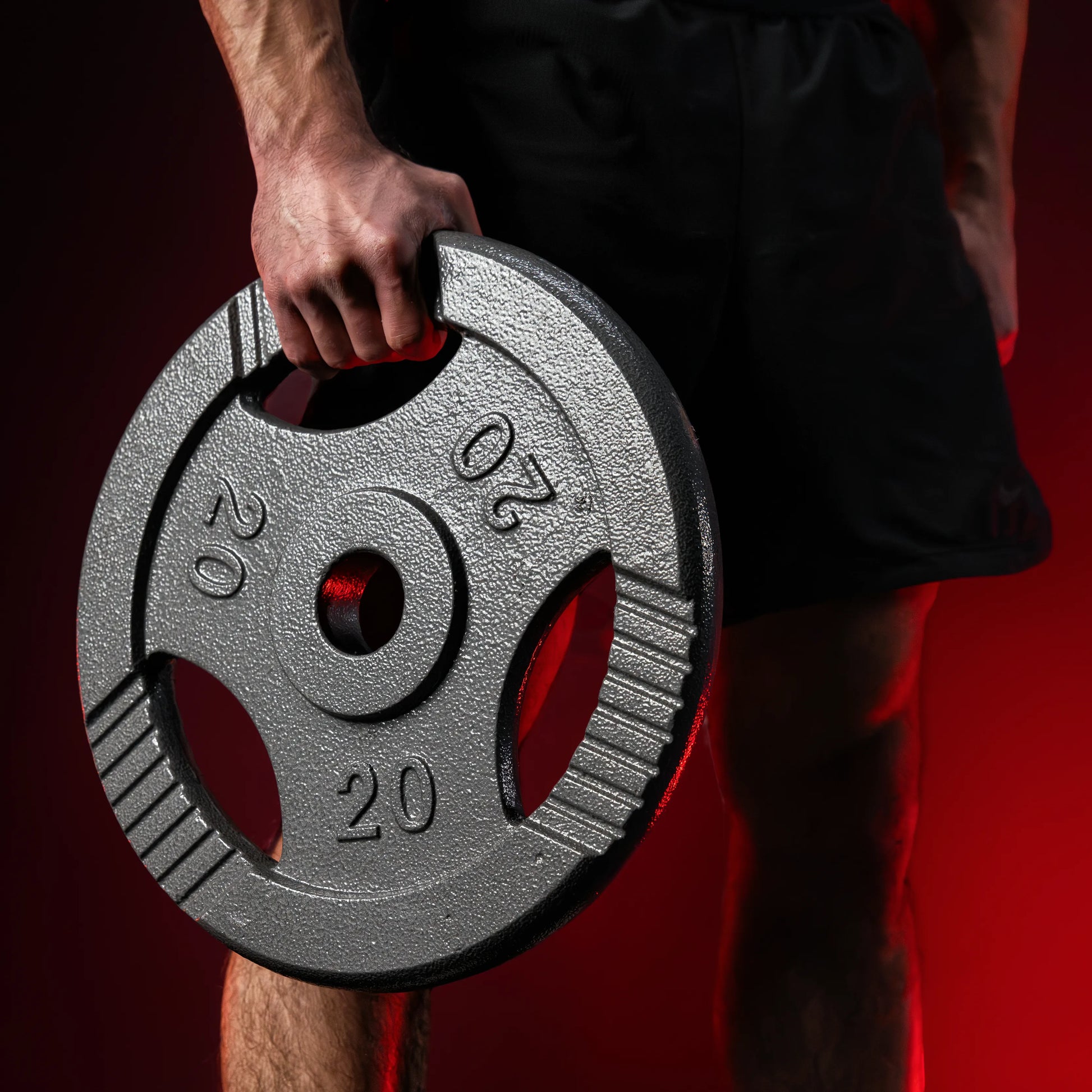 Hantelscheibe Guss Gripper 0,5-20 KG - Gorilla Sports DE