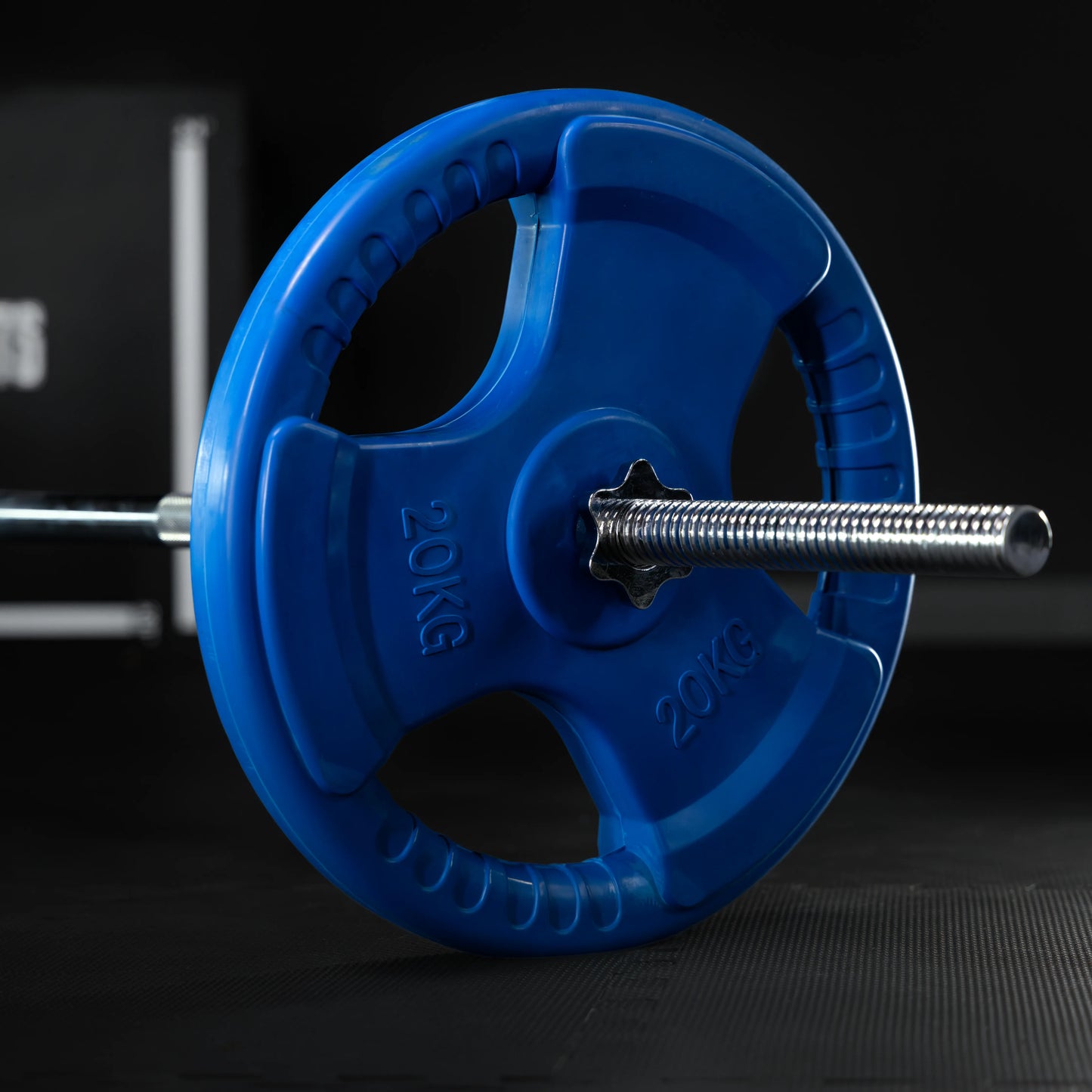 Hantelscheibe 30/31 mm Gummi Gripper 1,25-25 KG - Gorilla Sports DE
