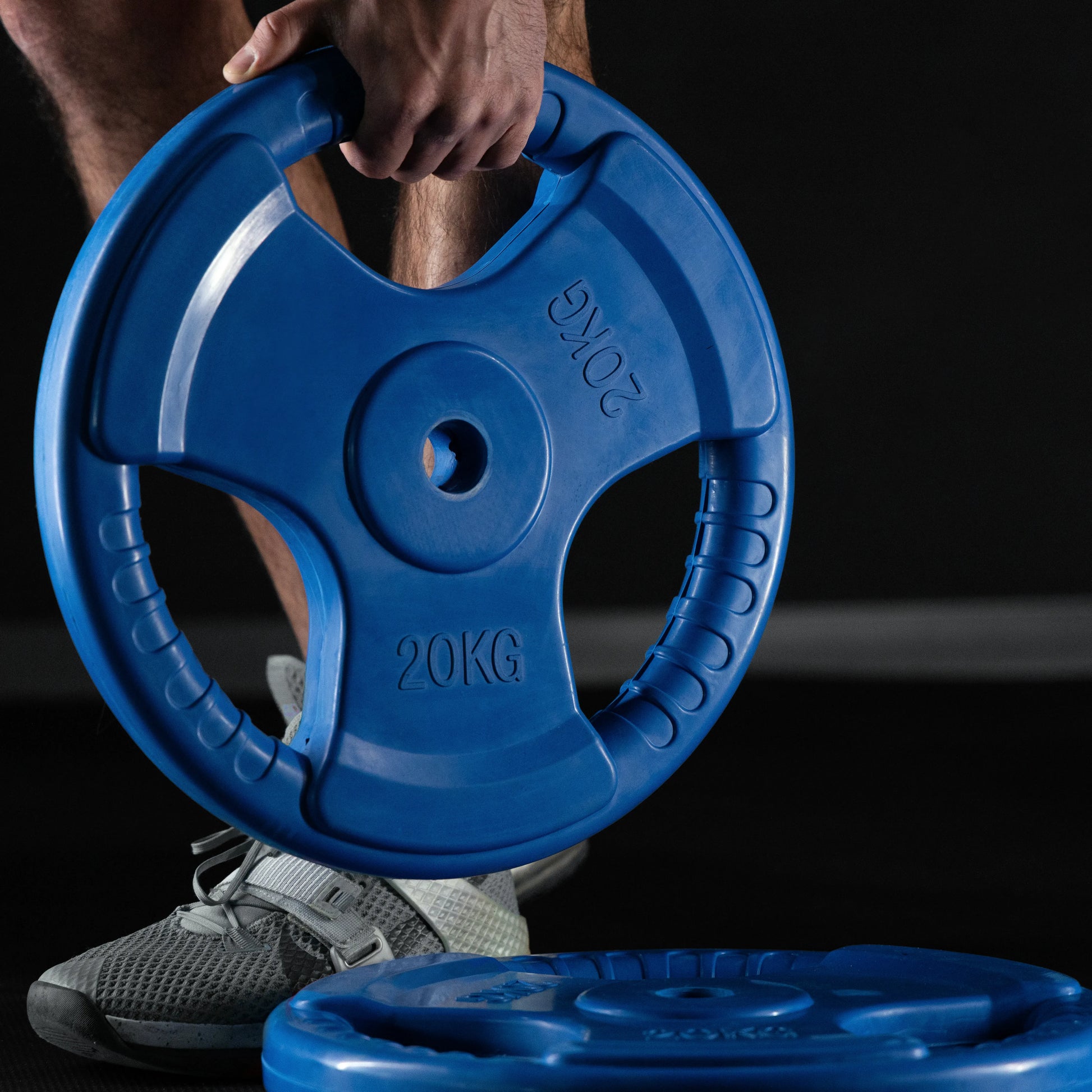 Hantelscheibe 30/31 mm Gummi Gripper 1,25-25 KG - Gorilla Sports DE