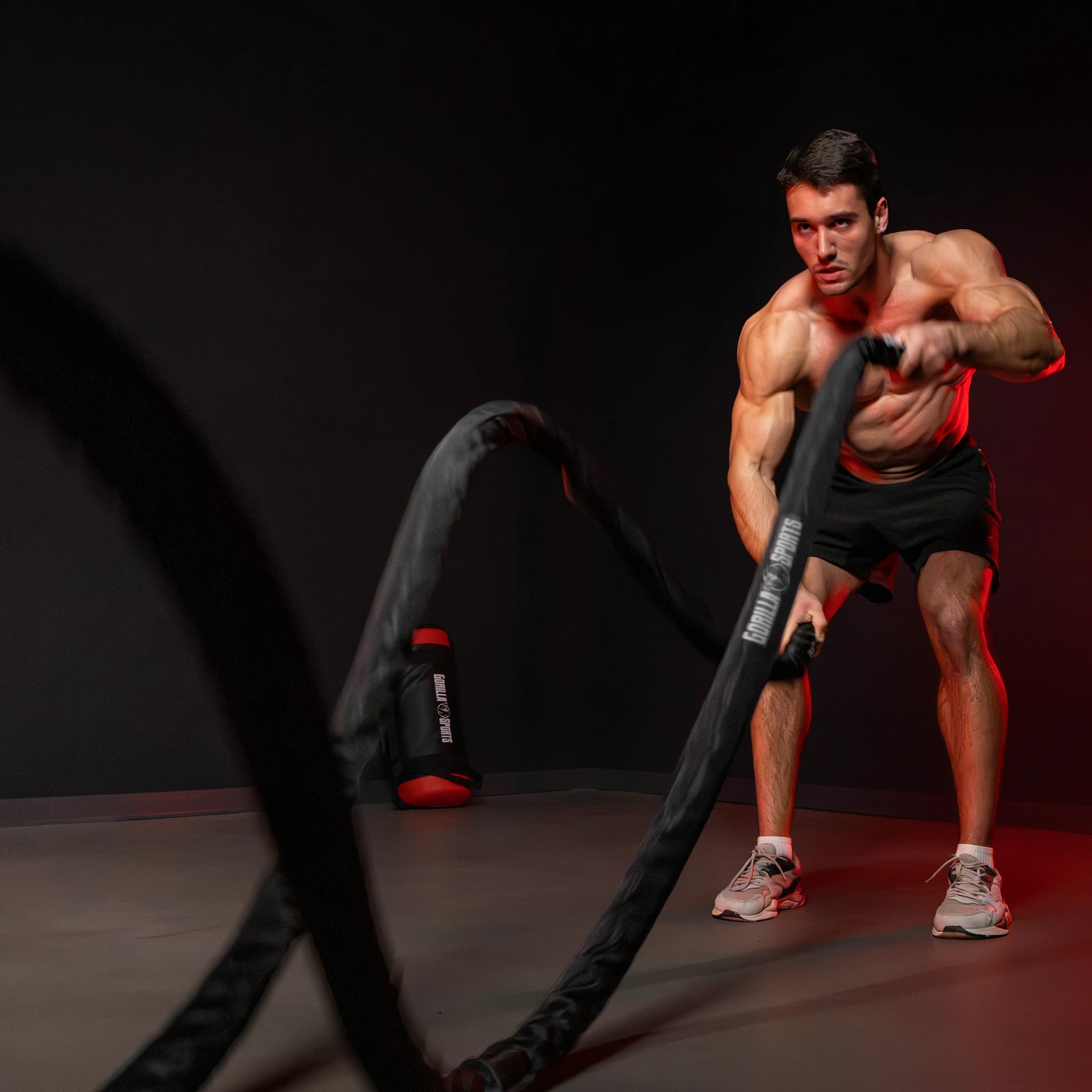 Battle Rope inkl. Wandbefestigung in verschiedenen Längen und Dicken - Gorilla Sports DE