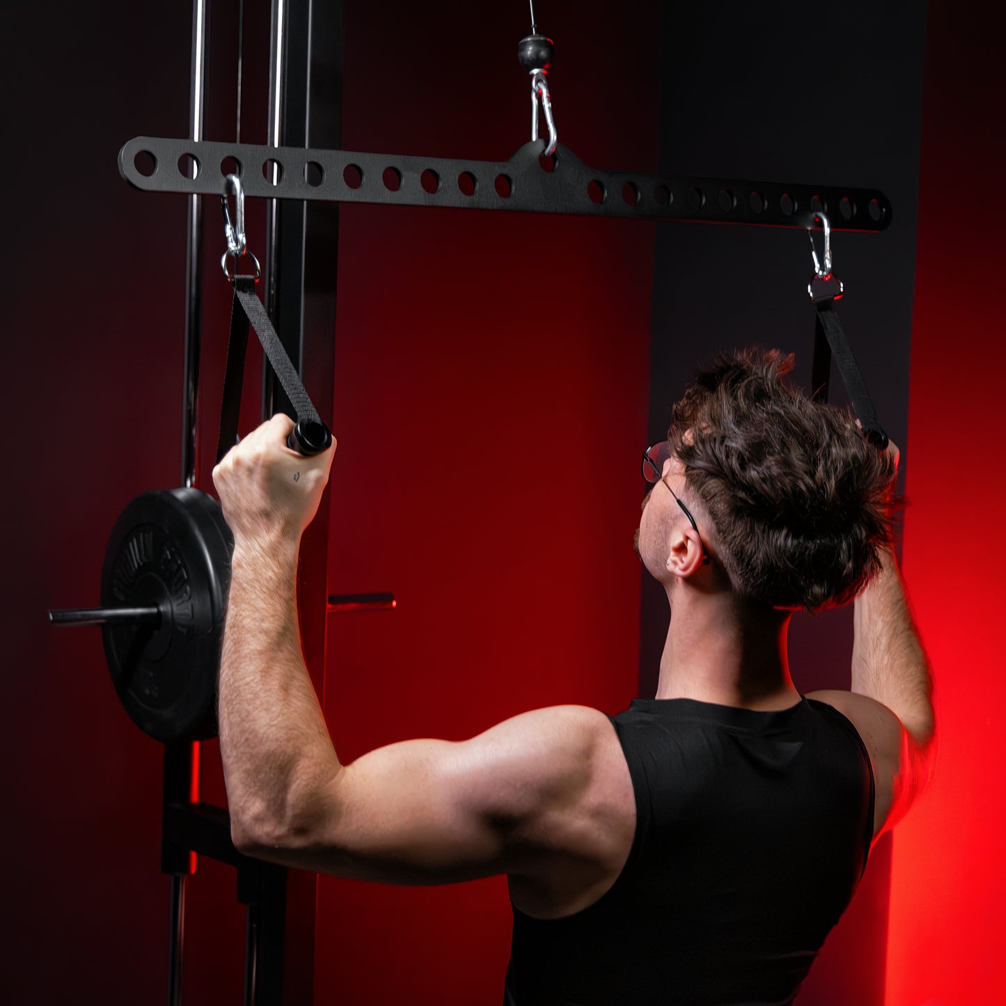 Latzugstange Multi Bar mit 2 Einhandgriffen