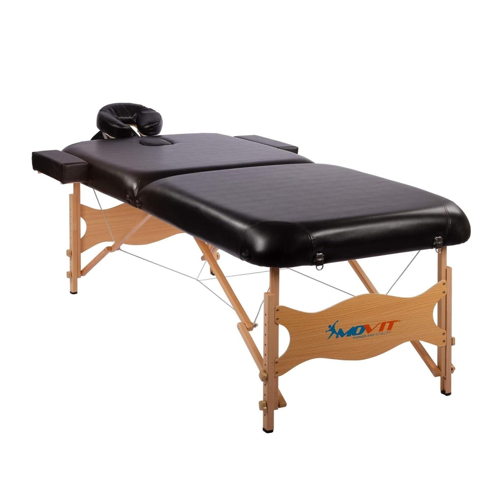 Massageliege Schwarz/Weiss - Gorilla Sports DE