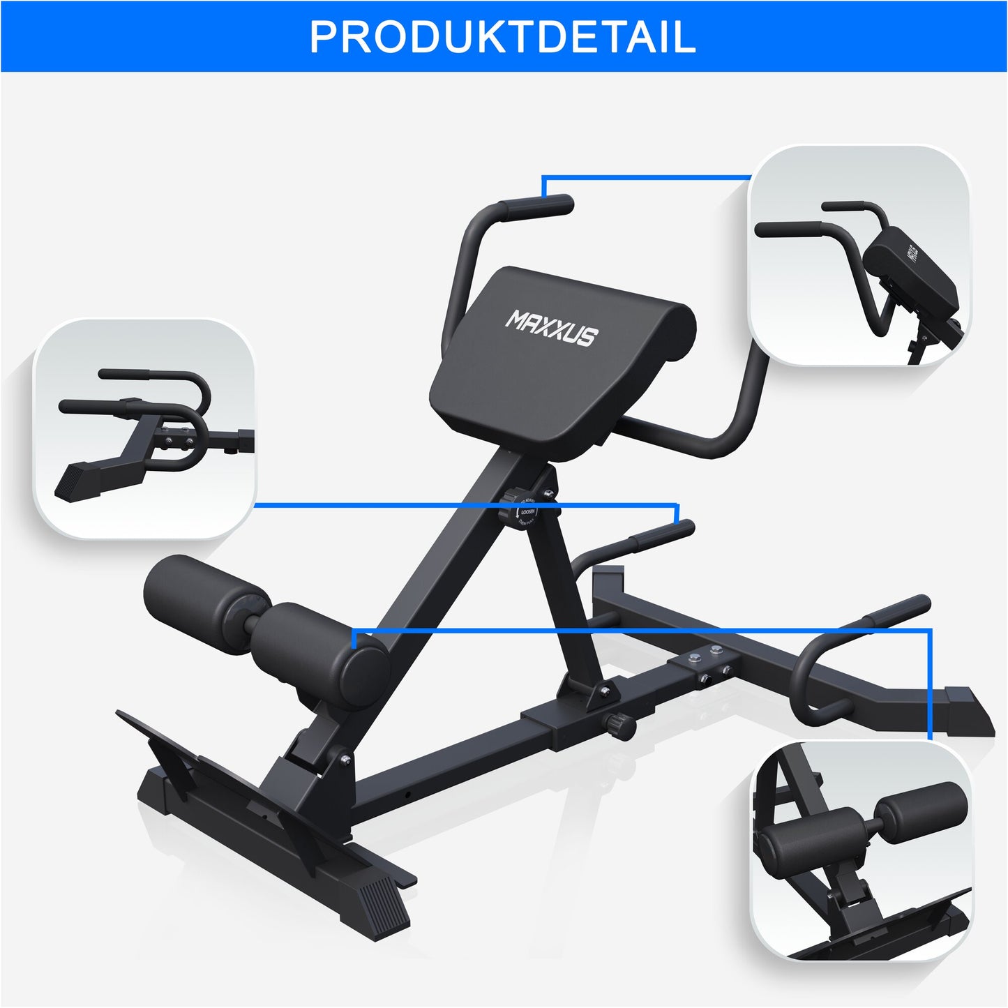 Hyperextension Advanced klappbar - Gorilla Sports DE