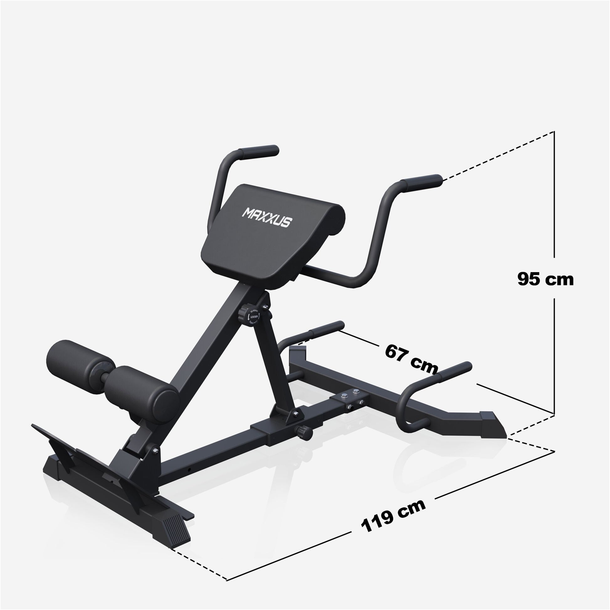 Hyperextension Advanced klappbar - Gorilla Sports DE