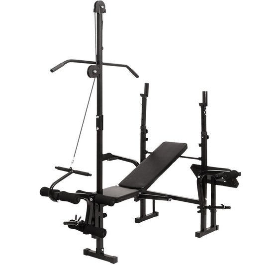 Hantelbank Multi inkl. Latzugturm - Gorilla Sports DE