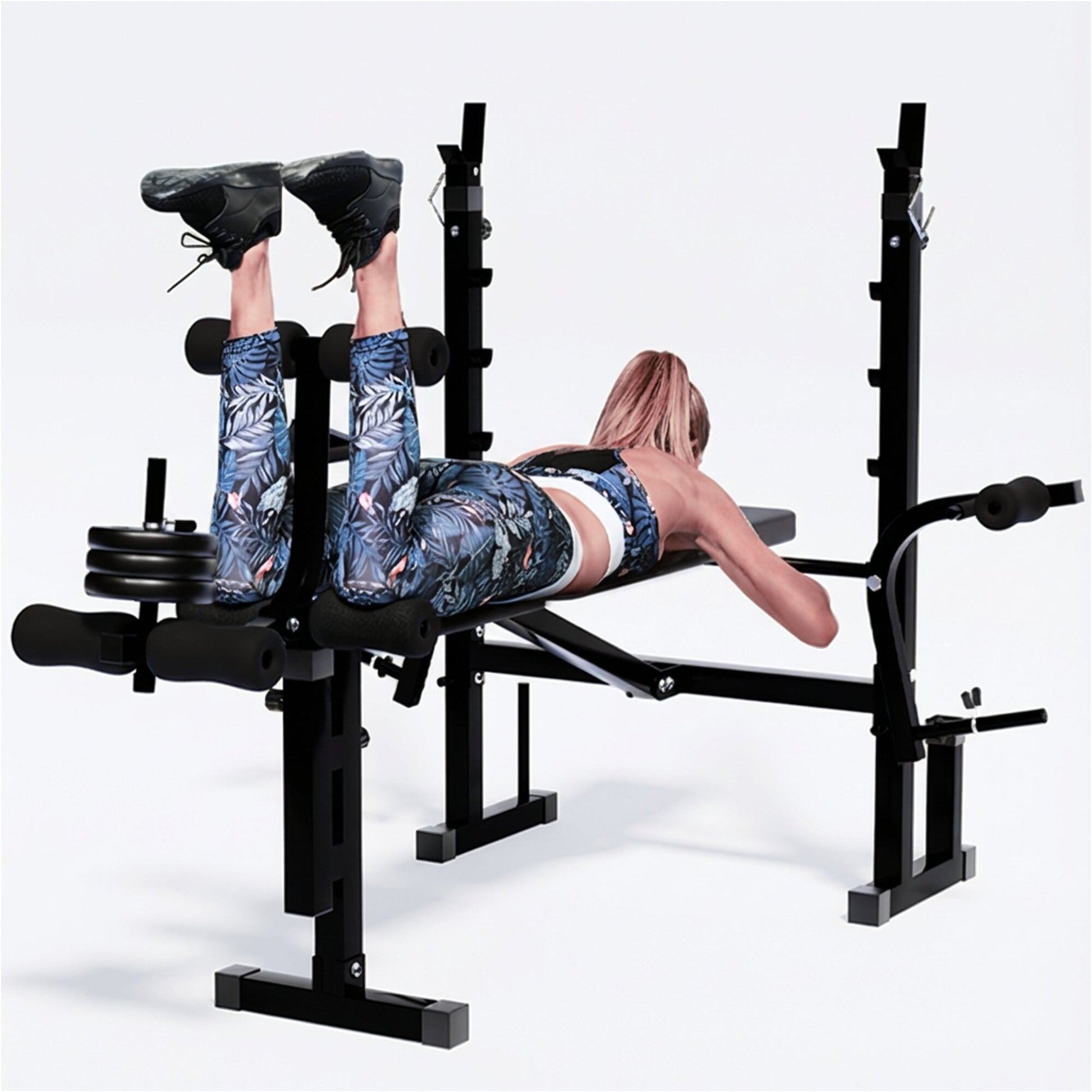 Hantelbank Multi inkl. Latzugturm - Gorilla Sports DE